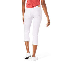 Load image into Gallery viewer, Signature by Levi Strauss & Co. Gold Label Women's Size Mid-Rise Slim Fit Capris (Standard and Plus), White Dove, 16