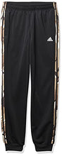 Load image into Gallery viewer, adidas Men's Standard Warm-up Tricot Tapered Camo Track Pant, Black, Medium