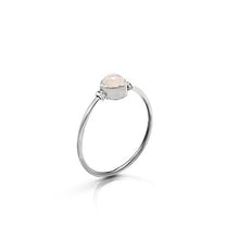 Load image into Gallery viewer, Koral Jewelry Round Moonstone Delicate Ring 925 Sterling Silver Vintage Boho Chic (6)