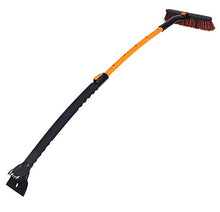 Load image into Gallery viewer, BIRDROCK HOME Snow Moover Extendable 50" Car Brush and Ice Scraper with Foam Grip - Auto Snow Removal - Car Truck SUV Windshield - Heavy Duty