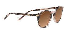 Load image into Gallery viewer, Serengeti Leonora Sunglasses (Shiny Striped Brown, Polarized Drivers Gradient)
