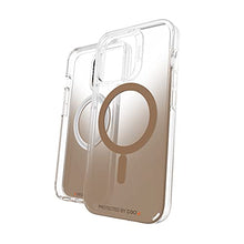 Load image into Gallery viewer, ZAGG Gear4 Milan Snap Case - MagSafe Compatible Clear Case with Beautiful Detailing - for Apple iPhone 13 Pro - Gold,702008221