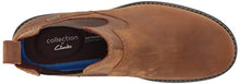Load image into Gallery viewer, Clarks Men's Morris Up Waterproof Chelsea Boot, Dark Tan Leather, 10.5 Wide