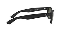 Load image into Gallery viewer, Ray-Ban unisex adult Rb2132 New Wayfarer Sunglasses, Rubber Black/Green, 52 mm US