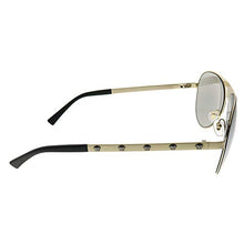 Load image into Gallery viewer, Versace Women's Aviator Sunglasses, Pale Gold/Brown, One Size