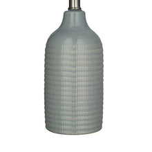 Load image into Gallery viewer, Amazon Brand – Stone & Beam Glazed Ceramic Table Lamp, 18"H, Gray