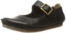 Load image into Gallery viewer, Clarks womens Janey June mary jane flats, Black Leather, 8.5 US