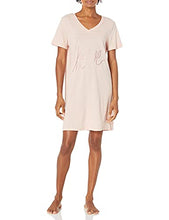 Load image into Gallery viewer, Smart & Sexy Women's V-Neck Oversized Sleep Shirt, Blushing Rose (Love), S