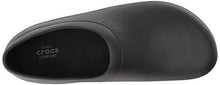 Load image into Gallery viewer, Crocs On The Clock Work Slipon Medical Professional Shoe, Black, 13 US Men/ 15 US Women M US