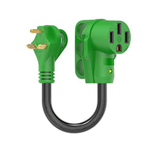 Load image into Gallery viewer, RVGUARD Bundle RV Adapter 12 Inch, 5-15P to 14-50R and TT-30P to 14-50R RV Dogbone with LED Power Indicator and Disconnect Handle