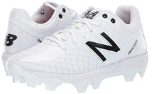 Load image into Gallery viewer, New Balance Men's 4040 V5 TPU Molded Baseball Shoe, All White/White, 10 M US