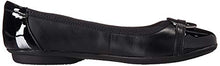 Load image into Gallery viewer, Clarks Women's Gracelin Wind Dress Flat Ballet, Black Leather/Synthetic, 60 M US