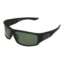 Load image into Gallery viewer, Dockers Men's Gavin Sunglasses Polarized Wrap, Black, 57mm