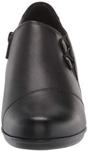 Load image into Gallery viewer, Clarks womens Emslie Warren Slip On Loafer, Black Leather, 7.5 US
