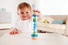 Load image into Gallery viewer, Hape Beaded Raindrops | Mini Wooden Musical Shake & Rattle Rainmaker Toy, Blue, Model Number: E0328B & Put-Stay Rattle Set | Three Sea Animal Suction Rattle Toys, Baby Educational Toy Set