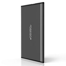 Load image into Gallery viewer, Maxone 500GB Ultra Slim Portable External Hard Drive HDD USB 3.0 for PC, Mac, Laptop, PS4, Xbox one - Charcoal Grey