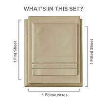 Load image into Gallery viewer, Twin XL Sheet Set - 3 Piece - College Dorm Room Bed Sheets - Hotel Luxury Bed Sheets - Extra Soft Sheets - Deep Pockets - Easy Fit - Breathable & Cooling Sheets – Bed Sheets - Twin - Twin XL Bed Sheet