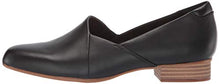 Load image into Gallery viewer, Clarks womens Juliet Palm Loafer, Black Leather, 8.5 US