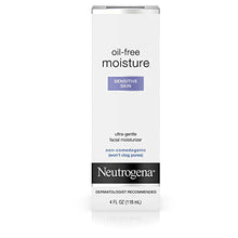 Load image into Gallery viewer, Neutrogena Oil-Free Facial Moisturizer, Sensitive Skin, 4 Fl Oz