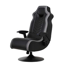 Load image into Gallery viewer, X Rocker 5152401 Zeta PC Chair 2.0 BT, 25.2" x 27.56" x 48.43", Black