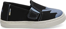 Load image into Gallery viewer, TOMS Kids Boy's Luca (Toddler/Little Kid) Black Canvas/Glow in The Dark 5 Toddler