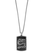 Load image into Gallery viewer, Effy 925 Sterling Silver Hematite Pendant, 40 TCW IPSIN776X2