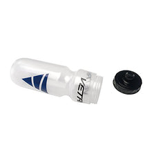 Load image into Gallery viewer, Vetra Sports Squeeze Water Bottle Leakproof Valve Hydration 22 oz Clear/Black/Blue Running Cycling Bike Soccer Football NEW