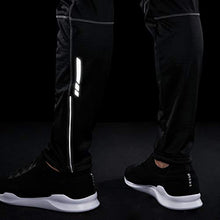 Load image into Gallery viewer, TSLA Men's Windproof Cycling Thermal Fleece Winter Pants Running Hiking Cold Active Bottoms Sweats, Cycling Windpants(ykb01) - Black & Grey, X-Large (Waist 35.5-38 Inch)