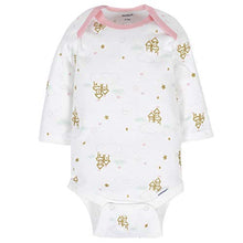 Load image into Gallery viewer, Gerber Baby Girls' 6-Pack Long-Sleeve Onesies Bodysuits, Castle, Newborn
