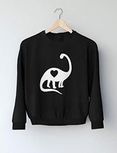 Load image into Gallery viewer, Valentines Sweaters for Girls Boys Dinosaur Love Heart Toddler Kids Sweatshirt 2T Red