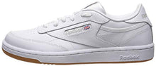Load image into Gallery viewer, Reebok unisex child Club C Sneaker, White/Gum-int, 5.5 Big Kid US