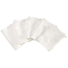 Load image into Gallery viewer, Muslin Baby Burp Cloths - 100% Muslin Cotton 6-Layer Extra Absorbent Premium Quality 20" x 10" Soft Towels for Newborns Must Haves Baby Girl Boy Shower Registry Gift (5 Pack)