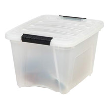 Load image into Gallery viewer, IRIS USA TB-17 19 Quart Stack & Pull Box, Multi-Purpose Storage Bin, 6 Pack, Pearl