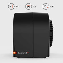 Load image into Gallery viewer, Sharper Image RADIUS 5H Personal Space Heater , Black