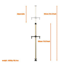 Load image into Gallery viewer, Bikehand Floor to Ceiling Indoor 2 Bike Bicycle Vertical Dual Hanger Parking Rack Storage Pole Stand for Garages or Apartments Gravity Nook Hook for Bicycles - Hanging Road, Mountain or Hybrid Bikes