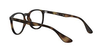 Load image into Gallery viewer, Ray-Ban Unisex-Adult RX7046 Prescription Eyeglass Frames, Rubber Tortoise/Demo Lens, 51 mm