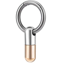 Load image into Gallery viewer, Tiny Cutting Tool Portable Capsule Cutter with Keychain Ring Sharp Tool EDC Gadgets for Unpacking Cartons Stripping Stickers Splitting Pills Opening Cans