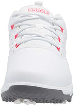 Load image into Gallery viewer, Skechers womens Pro 2 Spiked Waterproof Golf Shoe, White/Pink, 9.5 US