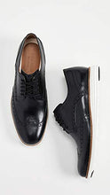 Load image into Gallery viewer, Cole Haan Men's Original Grand Shortwing Oxford Shoe, Black Leather/White, 10.5 Medium US