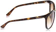 Load image into Gallery viewer, Ray-Ban unisex adult Rb4126 Cats 1000 Sunglasses, Light Havana/Brown Gradient, 57 mm US