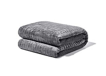 Load image into Gallery viewer, Gravity Blanket: The Weighted Blanket for Sleep | Premium Weighted Blanket with Removable Cover | Generation 2 with Button/Ties Fastening System | Grey, 20lbs, 48"x72"
