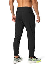 Load image into Gallery viewer, G Gradual Men's Sweatpants with Zipper Pockets Athletic Pants Traning Track Pants Joggers for Men Soccer, Running, Workout (Brown, Small)