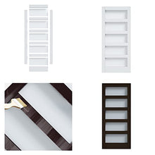 Load image into Gallery viewer, BARNER HOME 36in x 84in Sliding Barn Door, MDF, Primed, 5 Glass Panel,Need to Assemble, with 6.6ft Hardware, Handle and Floor Guide