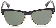 Load image into Gallery viewer, Ray-Ban unisex adult Rb4175 Clubmaster Sunglasses, Black Demishiny & Gold/Green, 57 mm US