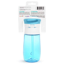 Load image into Gallery viewer, Munchkin Flip and Go Tritan Straw Cup, 12 Ounce, Blue