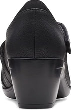 Load image into Gallery viewer, Clarks Emily Pearl Black Synthetic/Leather Combi 7.5 B (M)