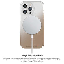 Load image into Gallery viewer, ZAGG Gear4 Milan Snap Case - MagSafe Compatible Clear Case with Beautiful Detailing - for Apple iPhone 13 Pro - Gold,702008221