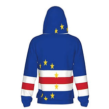 Load image into Gallery viewer, Flag of Cape Verde Print Hoodies Kids 3D Print Sweatshirts Long Sleeve Pullover Hoodies with Pocket for Teen Boys and Girls