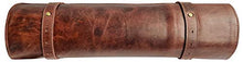 Load image into Gallery viewer, Rustic Town Leather Knife Roll Storage Bag | Elastic and Expandable 11 Pockets with Tool Pouch | Adjustable/Detachable Shoulder Strap | Travel-Friendly Chef Knife Case Roll (Walnut Brown)