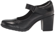 Load image into Gallery viewer, Clarks womens Diane Strap Mary Jane Flat, Black Leather, 8.5 US